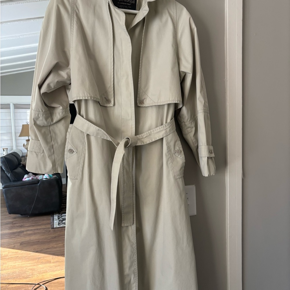 London Fog Classic Tan Trench Coat